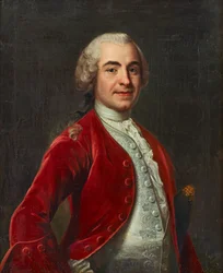 Porträt von Kammarherre Carl Gustaf Vattrang